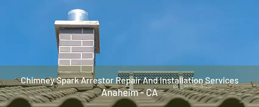 Chimney Spark Arrestor Repair And Installation Services Anaheim - CA