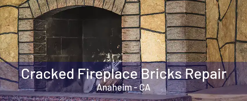 Cracked Fireplace Bricks Repair Anaheim - CA