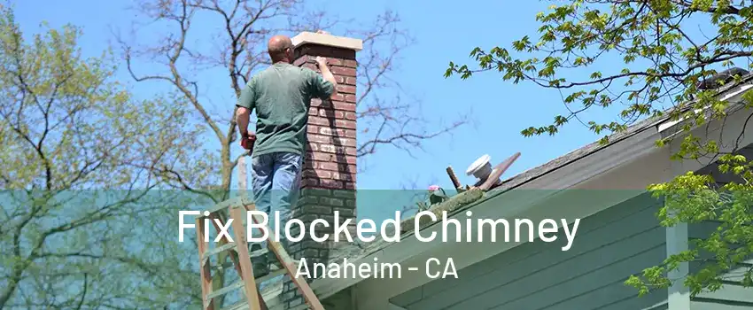 Fix Blocked Chimney Anaheim - CA